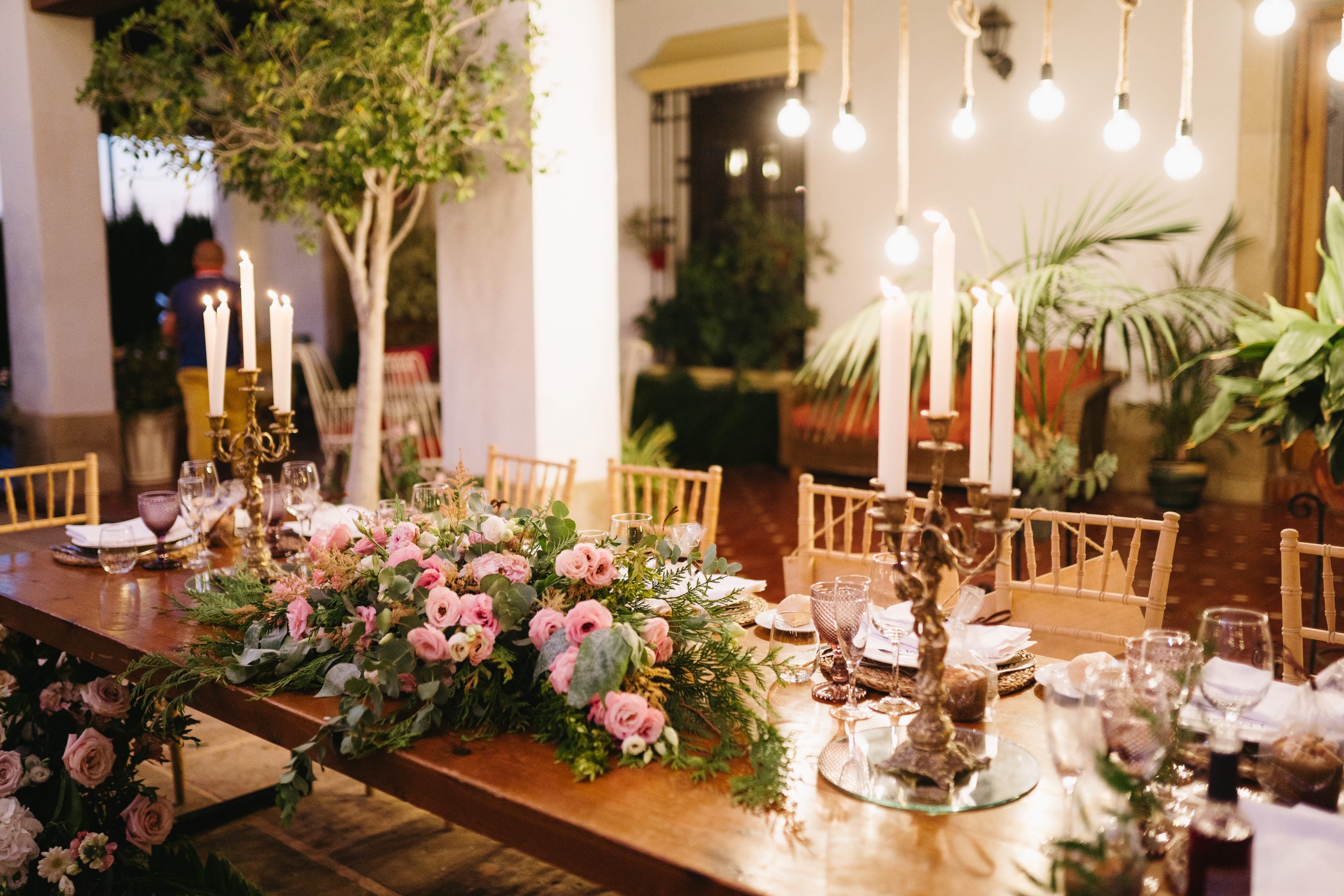 Salón interior de Finca María Ana